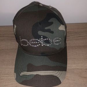 **SOLD** Bebe bling army hat (NWOT)